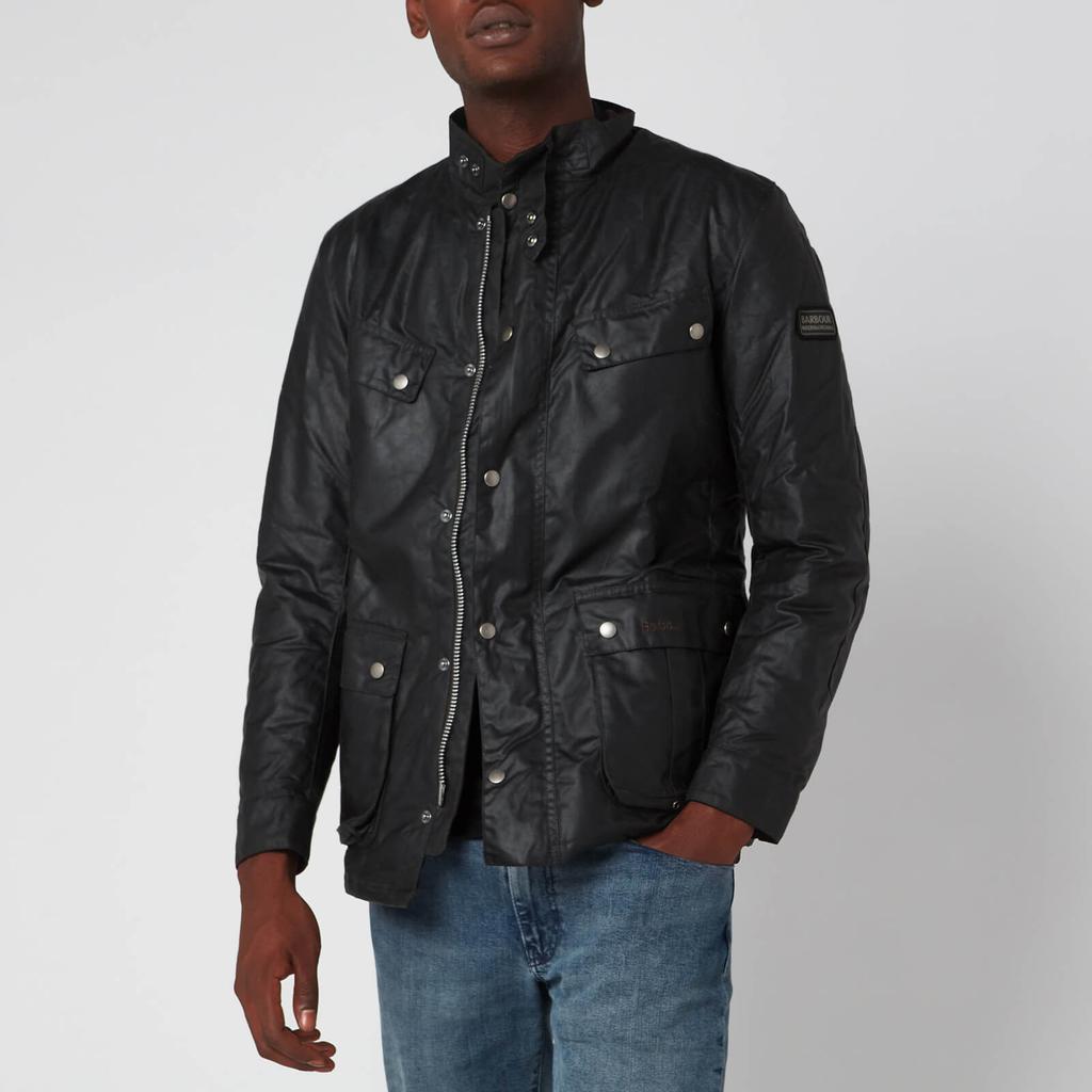 Barbour International Duke Wax Jacket Black