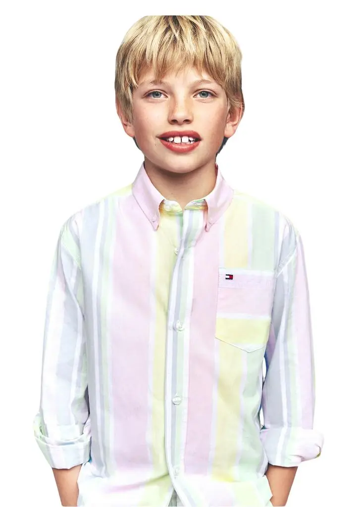 Tommy Hilfiger Boys 8-20 Prep Stripe Woven Button Down Shirt