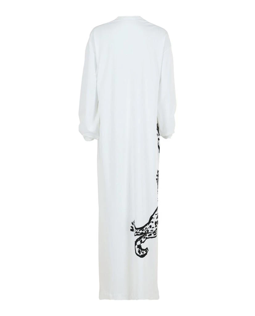 Salvatore Ferragamo V-Neck Oversized Maxi Dress 2