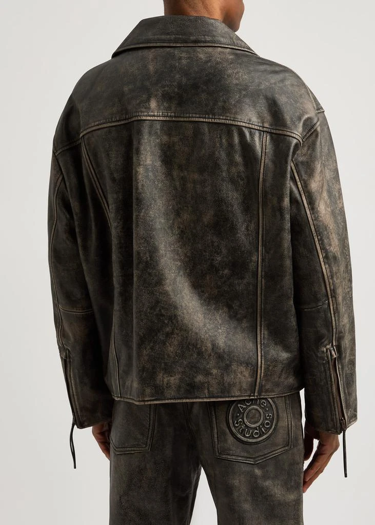 Acne Studios Leather biker jacket 3