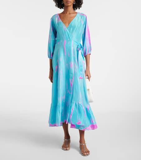 ANNA KOSTUROVA Hailey silk maxi dress