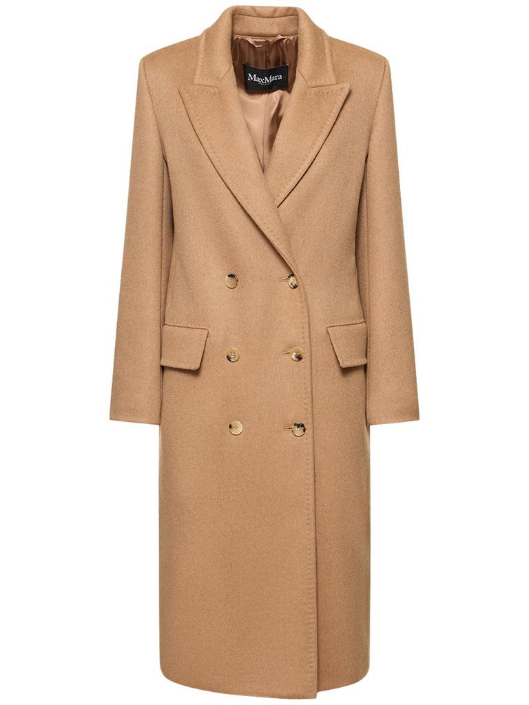 MAX MARA Lvr Exclusive Camel Drap Midi Coat