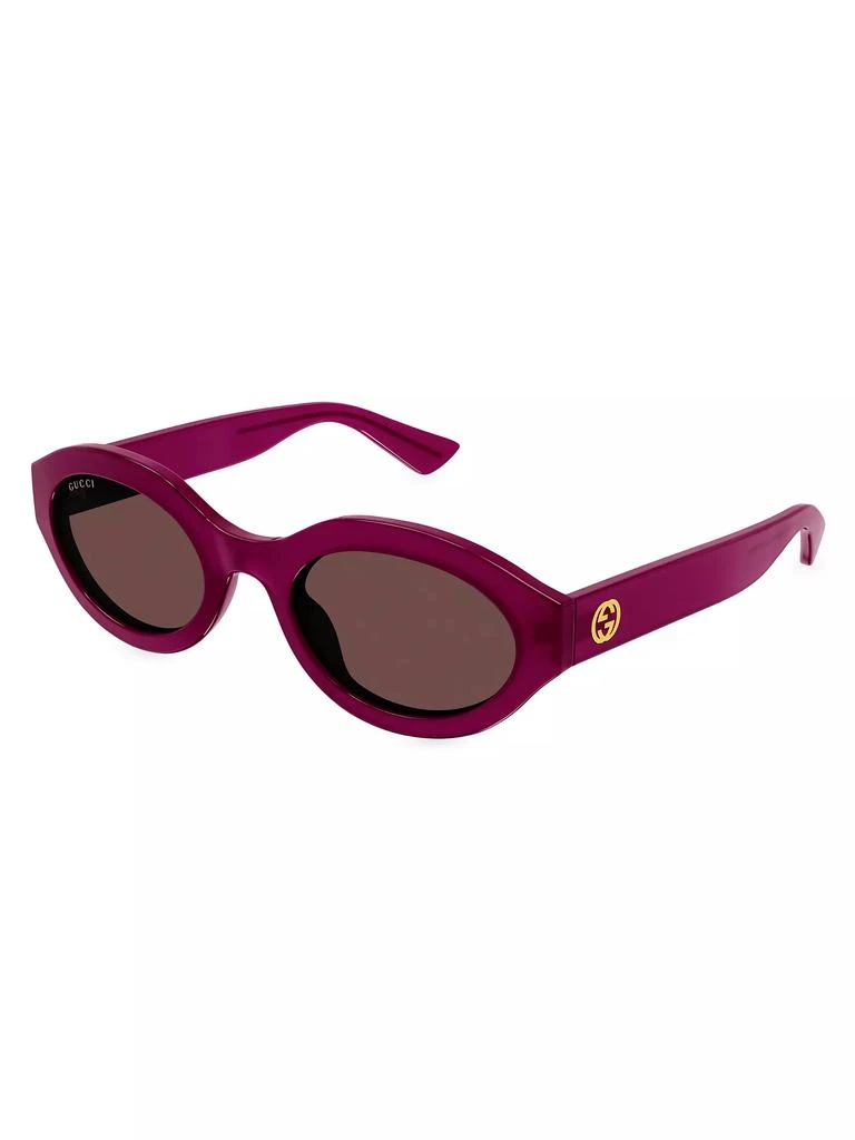 Gucci Minimal GG 53MM Oval Sunglasses 1