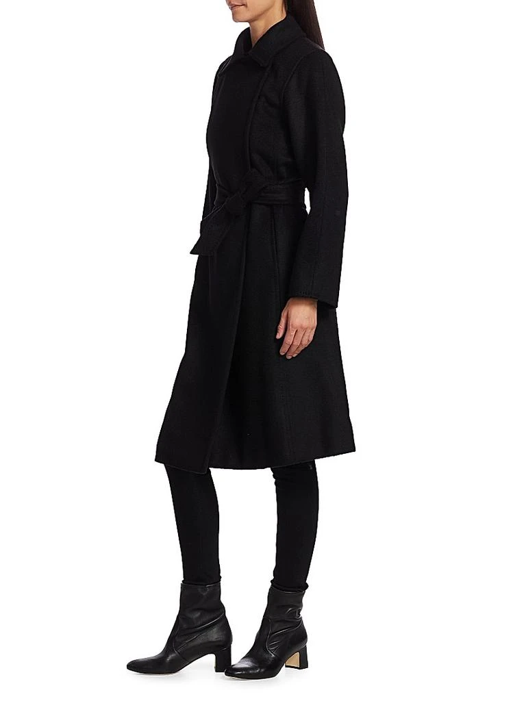 Max Mara Manuela Icon Camel Hair Wool Wrap Coat 4