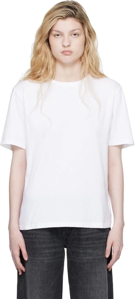 Khaite White Mae T-shirt