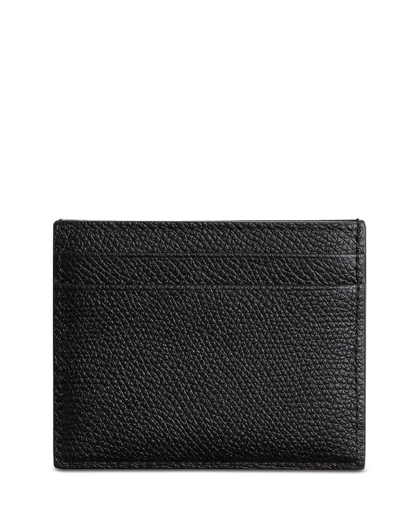 Valentino VLogo Signature Grainy Leather Card Holder 4