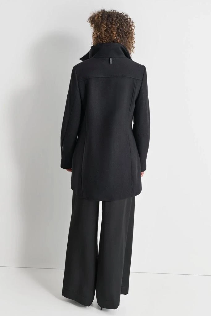 DKNY WOOL COAT WITH ZIPPER DETAIL 2