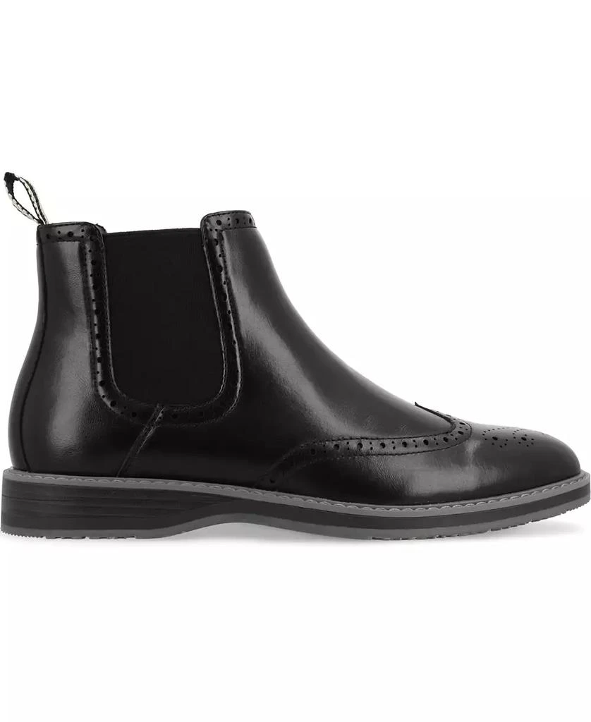 Vance Co. Men's Thorpe Tru Comfort Foam Wingtip Slip-On Chelsea Boots 2