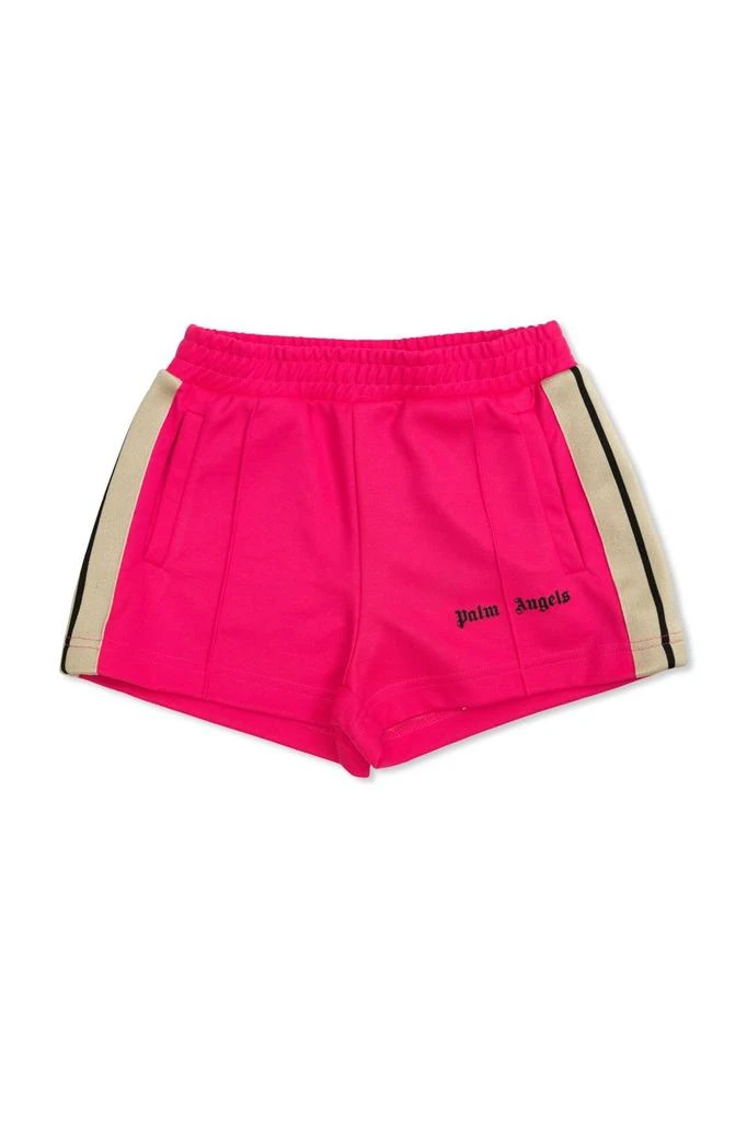 Palm Angels Palm Angels Kids Logo Printed Side Striped Shorts 1