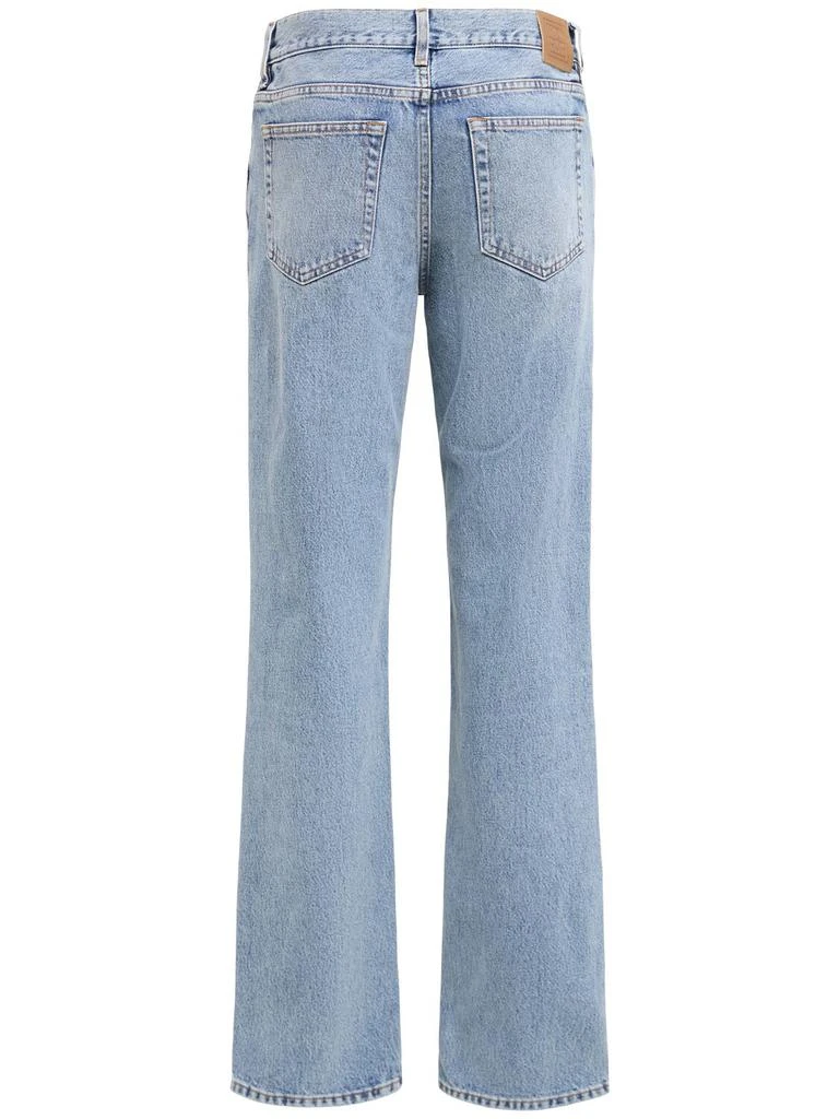 Totême Low Rise Straight Cotton Denim Jeans 3