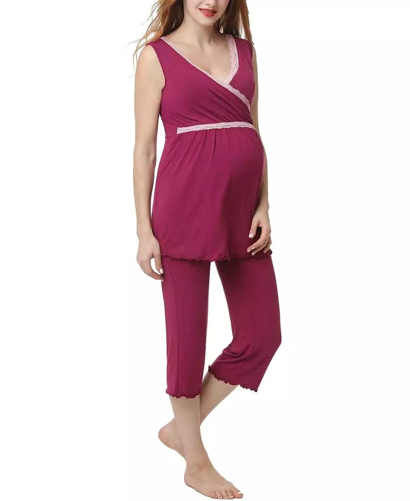 kimi + kai Kimi & Kai Penny Maternity Nursing Pajama Set 17