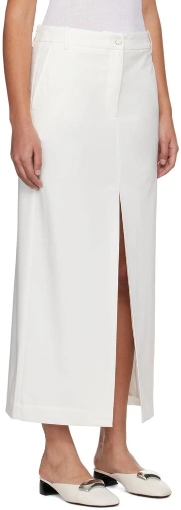 REMAIN White Slit Maxi Skirt 2
