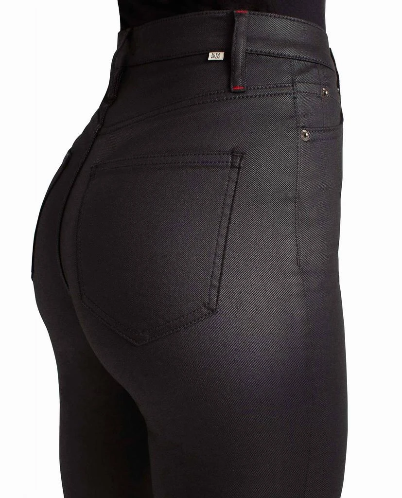 Nicole Miller Glisten High Rise Flared Jeans In Black 3