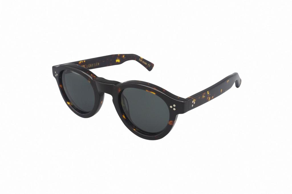 Lesca Lesca Gaston Round Frame Sunglasses
