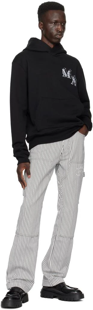 AMIRI Black & White Motors Carpenter Jeans 4
