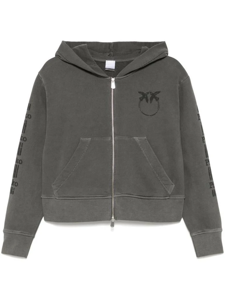 PINKO Pinko 'Onitsha' Hoodie In Grey Cotton 1