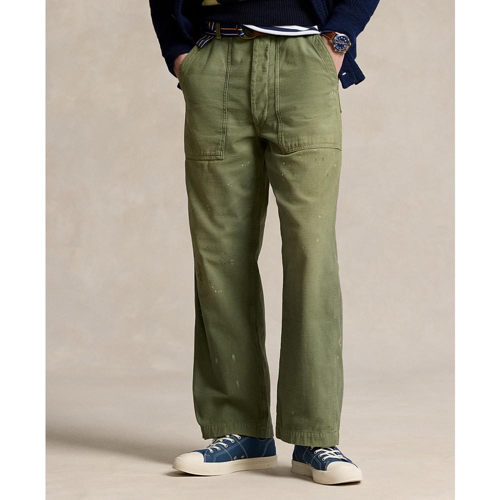 Polo Ralph Lauren Men's Paint-Splatter Fatigue Straight Pants