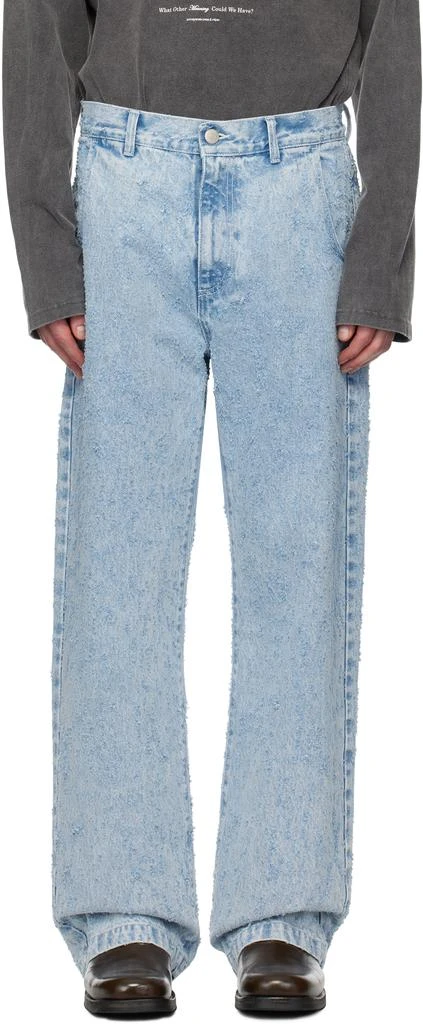 mfpen Blue Straight Cut Jeans 1