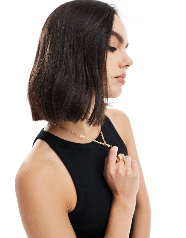 VERO MODA Vero Moda ribbed tank mini dress in black 3