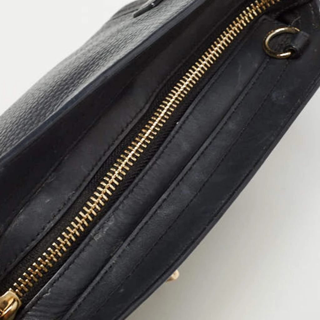Coach Coach Black Leather Swagger Wristlet Crossbody Bag 7