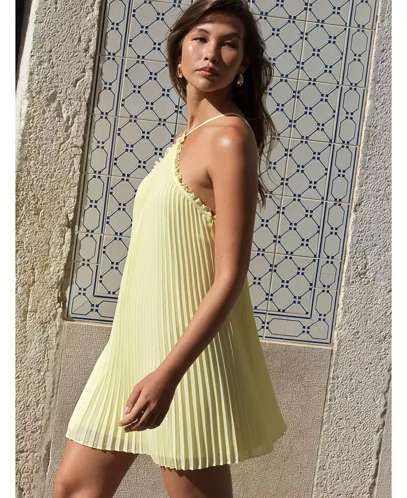 French Connection Women's Sunburst Sleeveless Dress 7