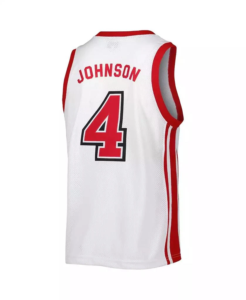 The Original Retro Brand Men's Larry Johnson White UNLV Rebels Alumni Commemorative Replica Basketball Jersey 2