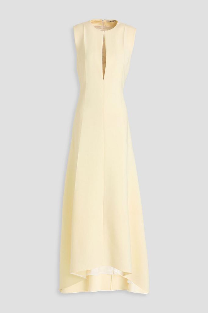 Peter Do Wool-blend twill maxi dress