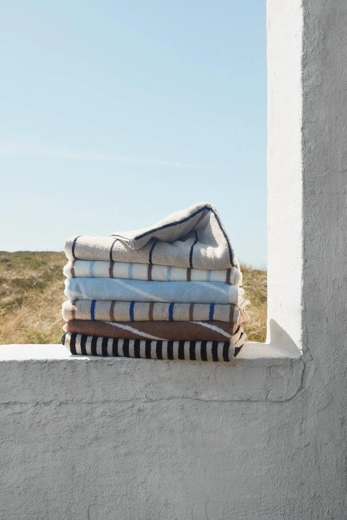 OYOY Living Design Serviette Marron En Coton Organique H150X100Cm - Marron 4