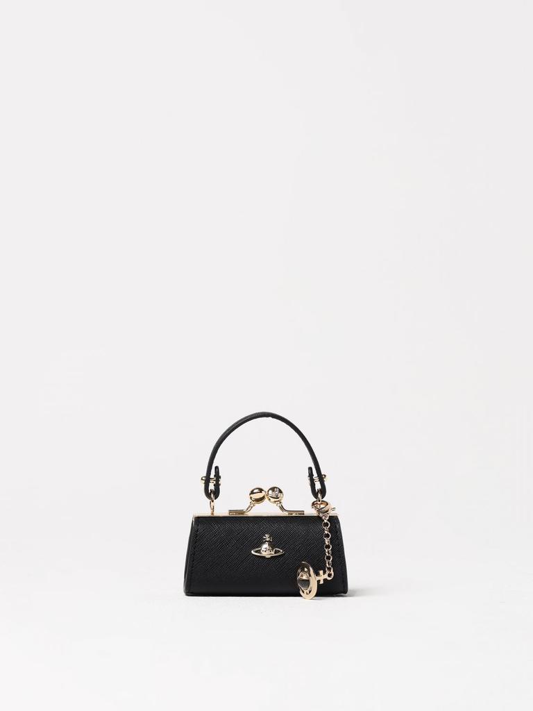 Vivienne Westwood Black leather mini Daisy bucket bag - Tote
