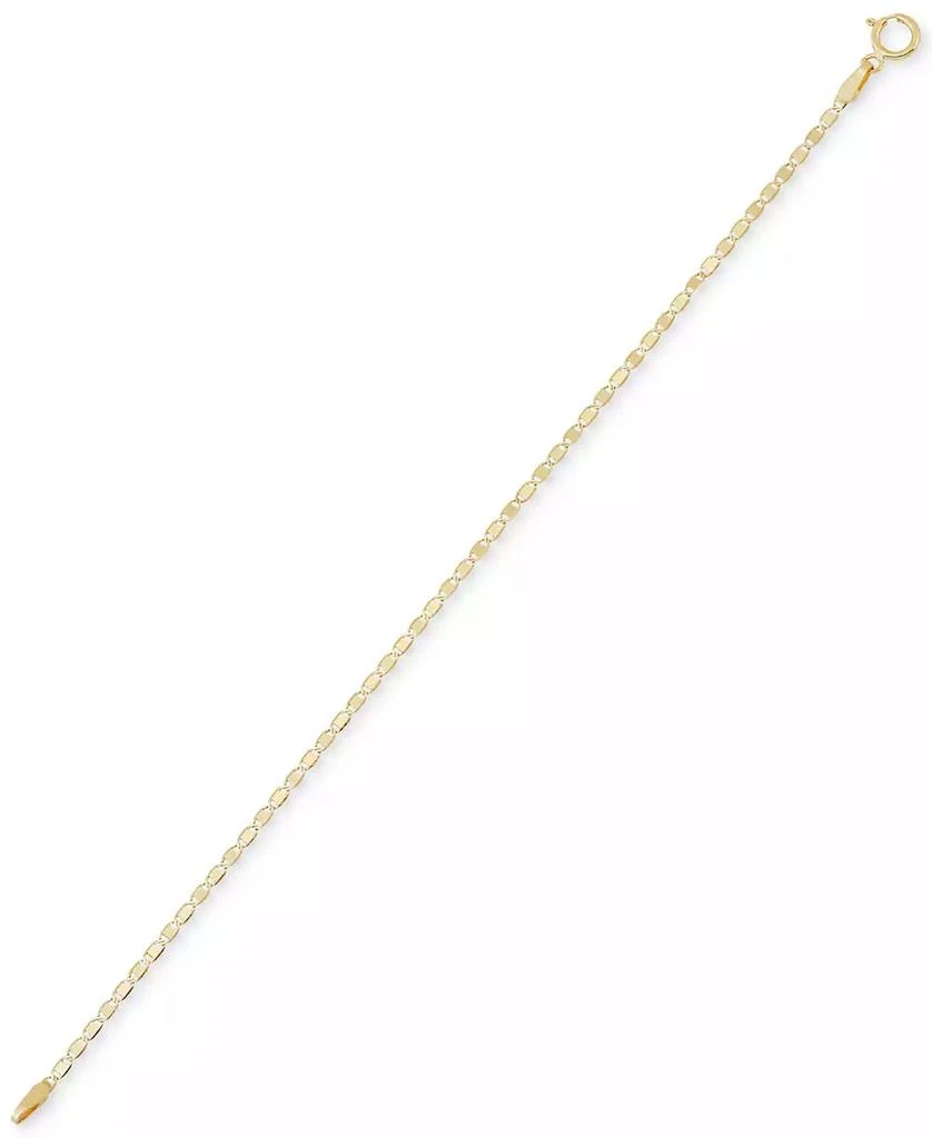 Macy
s Children
s Polished Valentino Link Bracelet in 14k Gold 2