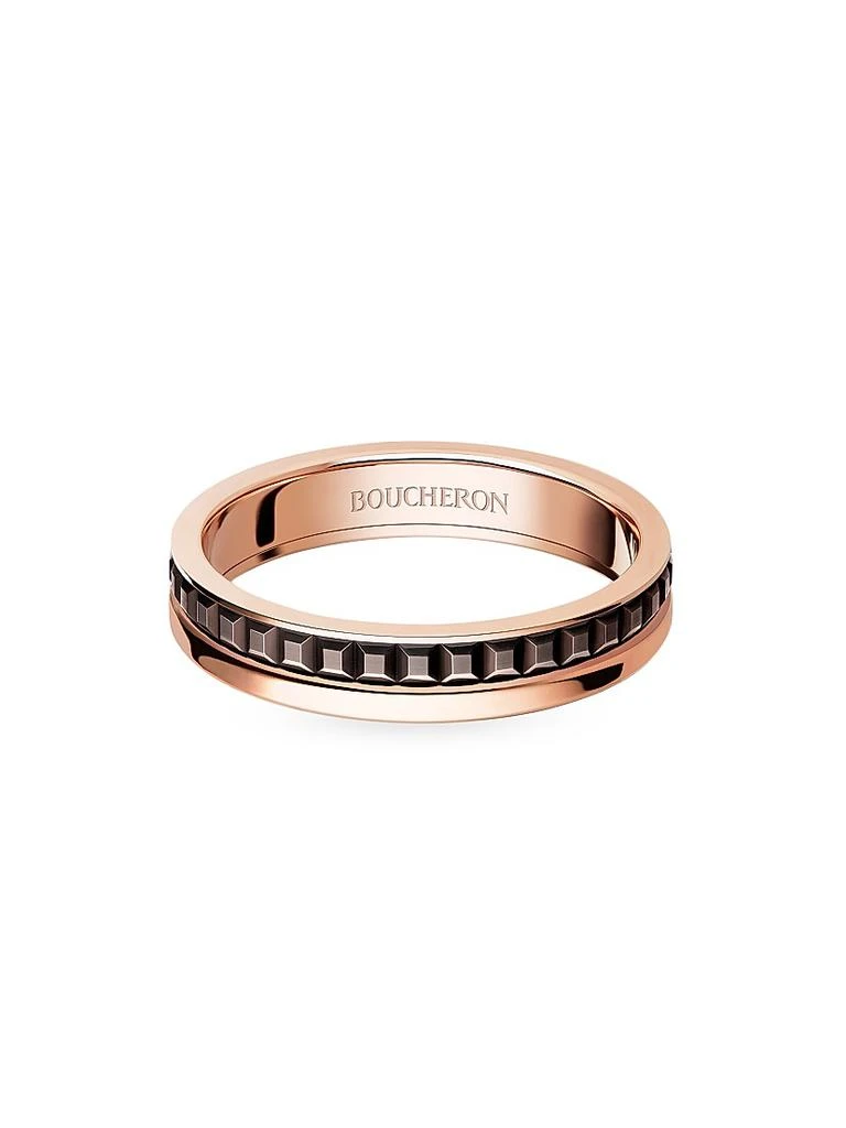 Boucheron Unisex Quatre Classique Two-Tone 18K Gold Wedding Band 3
