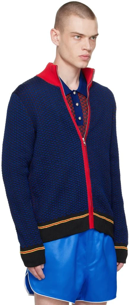 WALES BONNER Navy Orchestre Sweater 2