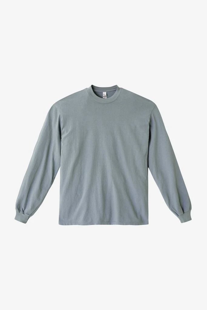 Los Angeles Apparel 1807GD Unisex - 6.5oz Long Sleeve Garment Dye Crew Neck T-Shirt (Extra Colors) 4