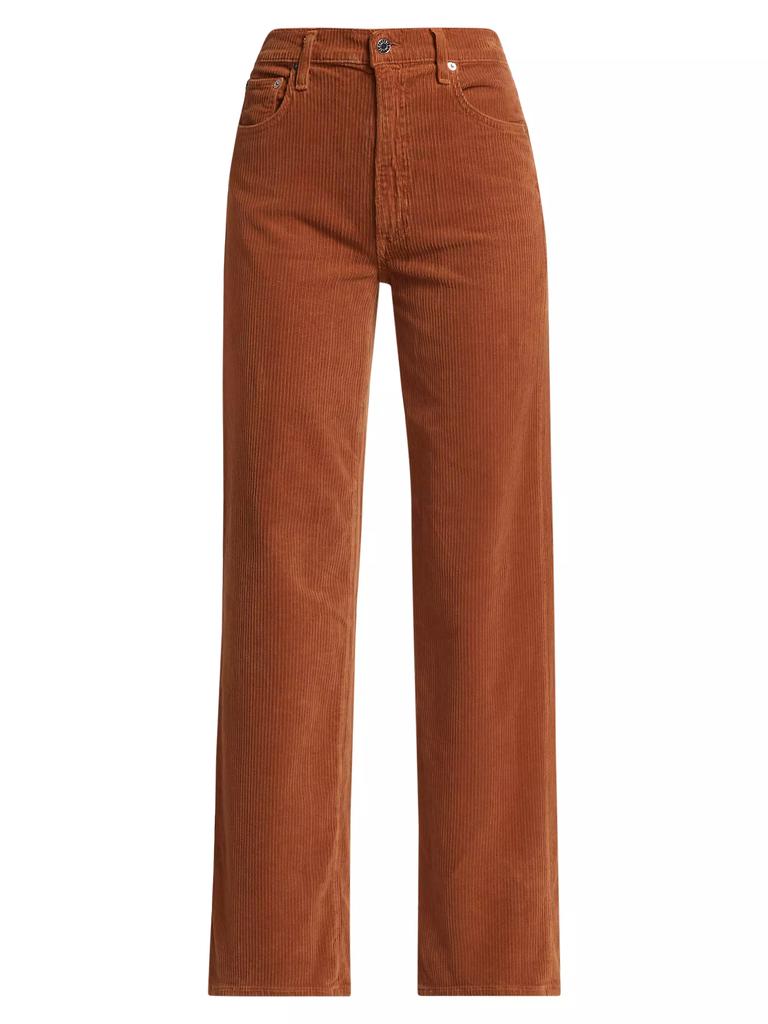 Agolde Harper Corduroy Mid-Rise Jeans