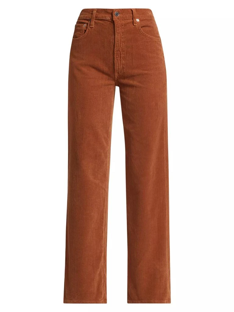 Agolde Harper Corduroy Mid-Rise Jeans 1