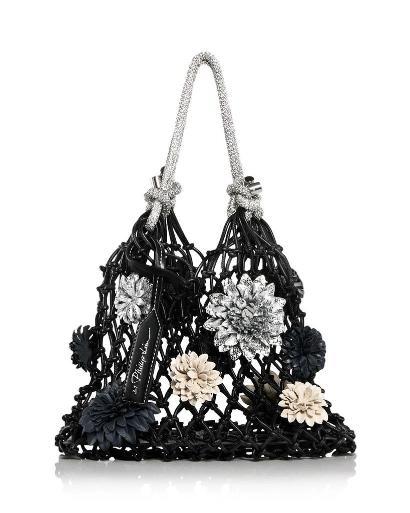 3.1 Phillip Lim Macrame Mini Sac With Flowers 1