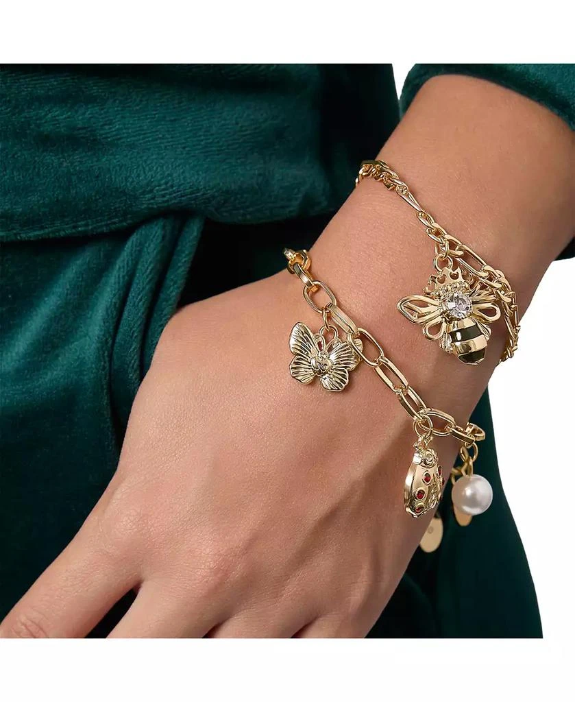 Juicy Couture Charm Bracelet Duo - Ladybug 
Bee - Gold Tone 2