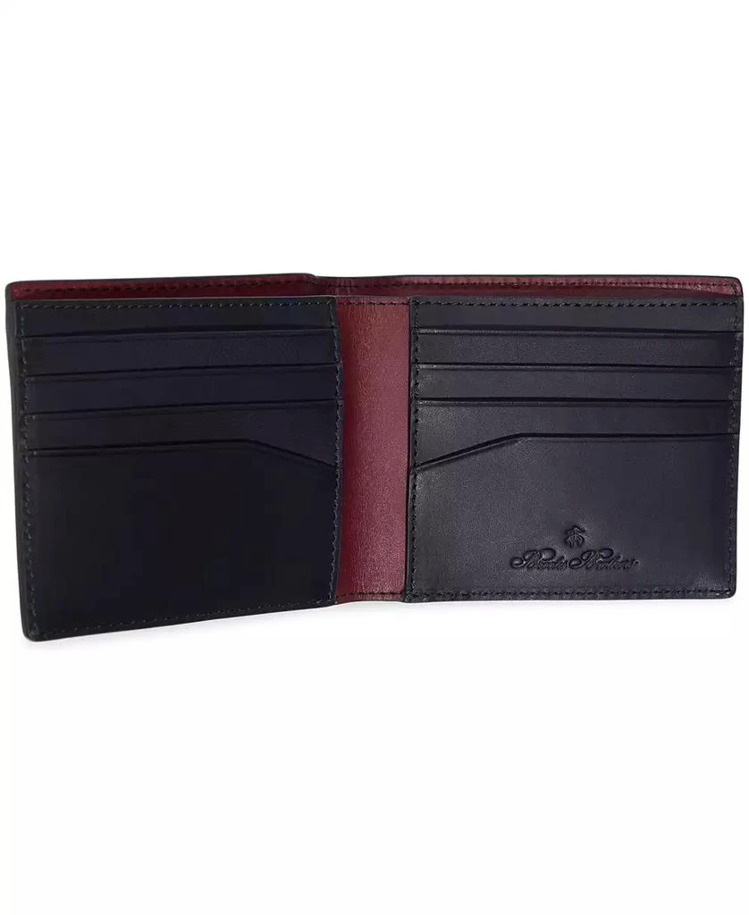 Brooks Brothers Men's Cayman Leather Wallet with Change Purse 3