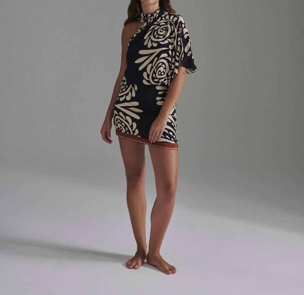 Juan de Dios Juan De Dios - Carmelita Crepe Chine Mini Skirt