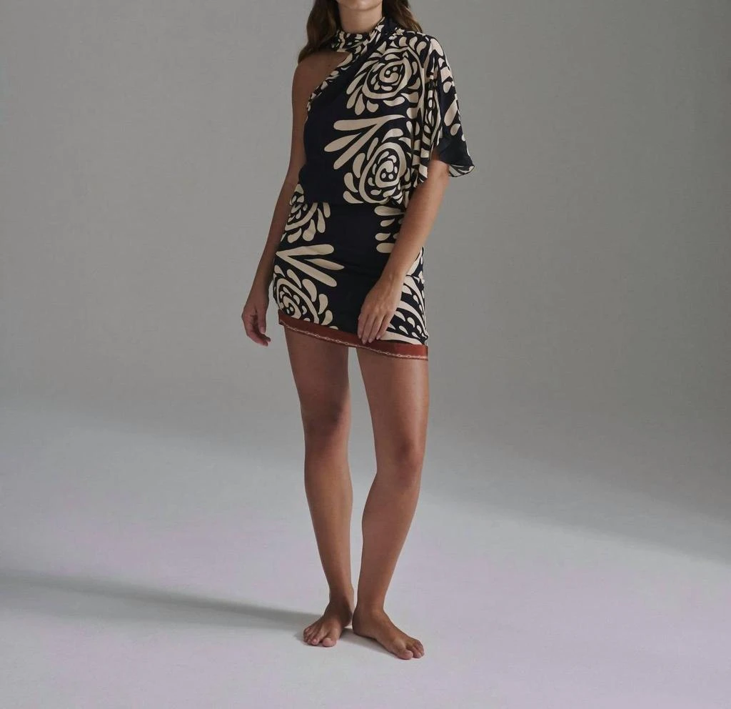 Juan de Dios Juan De Dios - Carmelita Crepe Chine Mini Skirt 1