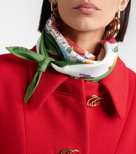 Gucci Printed silk twill scarf 3