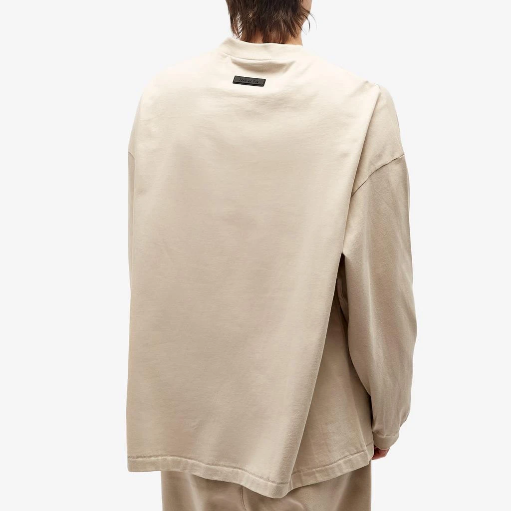 Essentials Fear of God Essentials Essentials Long Sleeve T-Shirt - Silver Cloud 3