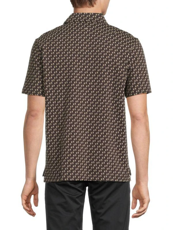 Rag & Bone Geometric Print Cotton Polo 2