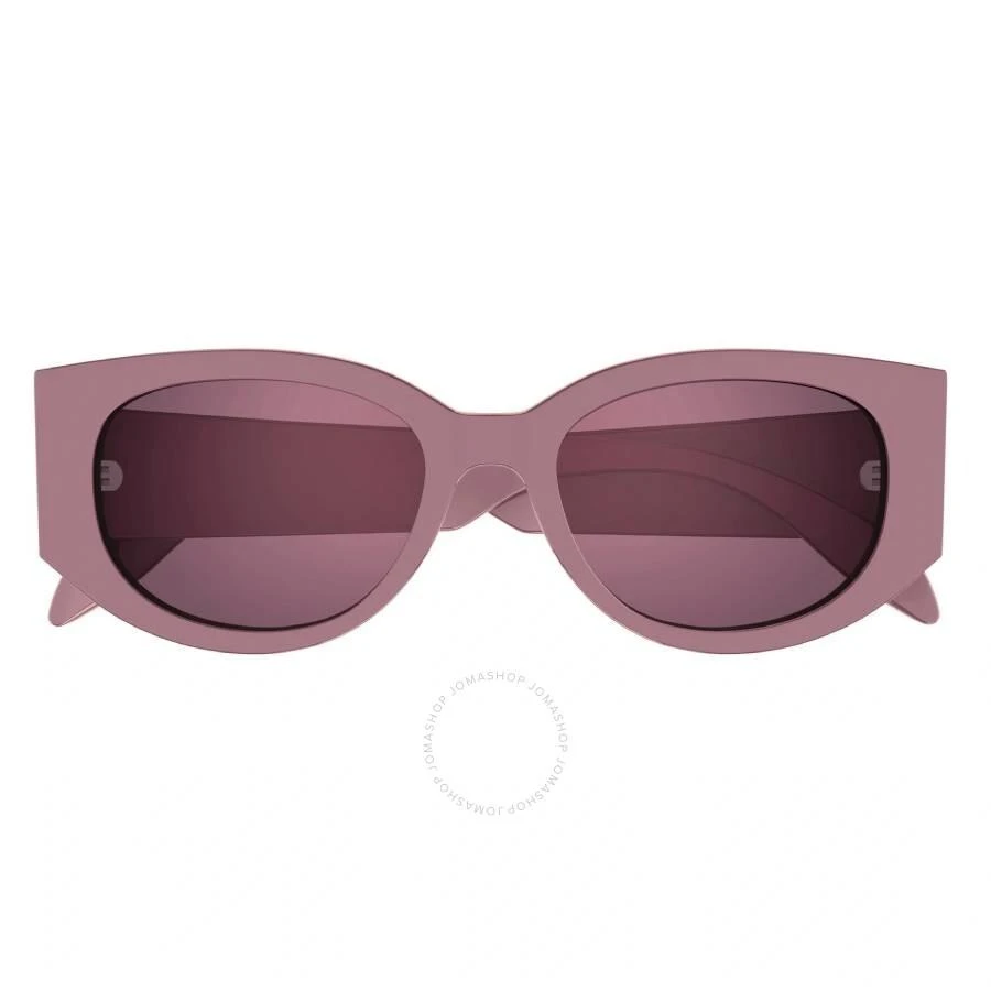 Alexander McQueen Pink Gradient Oval Ladies Sunglasses AM0330S 007 54 1