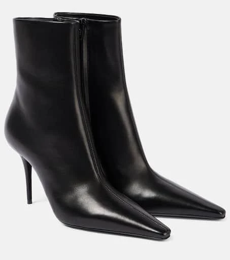 Yves Saint Laurent Ashley 90 leather booties 1