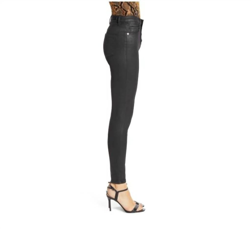 Blank NYC Coated High Rise Skinny Jeans In Black 2