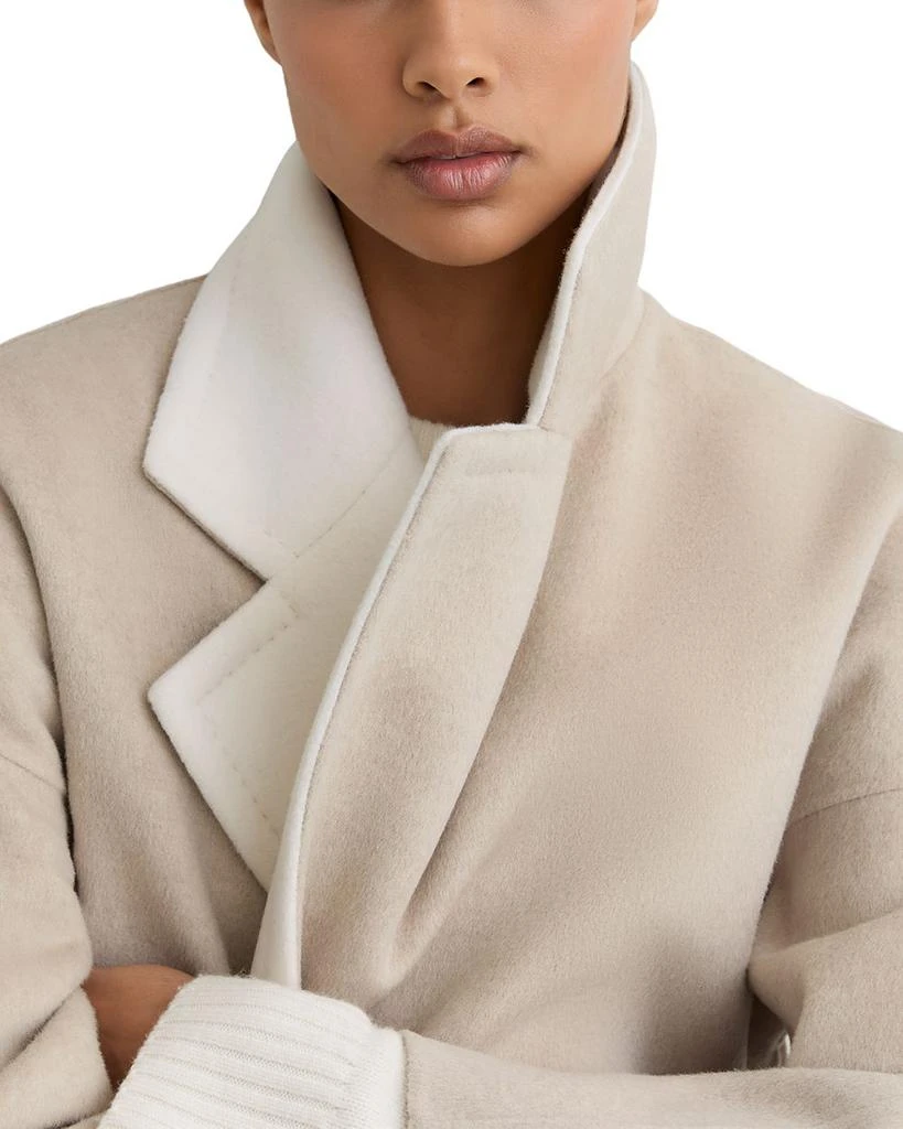 REISS Marcela Two Tone Blindseam Coat 3