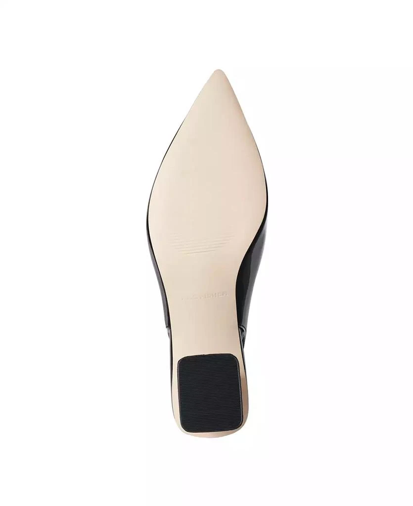 Marc Fisher Women's Luney Block Heel Pointy Toe Dress Slingback Pumps 5