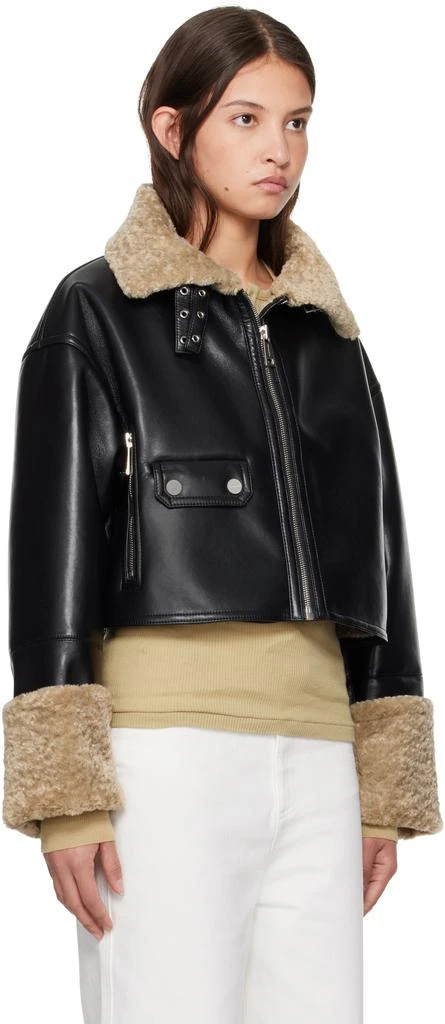 Nanushka Black Jemma Vegan Leather Jacket 2