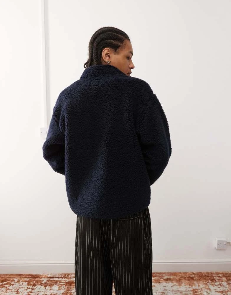 Gramicci Gramicci sherpa jacket in navy 4